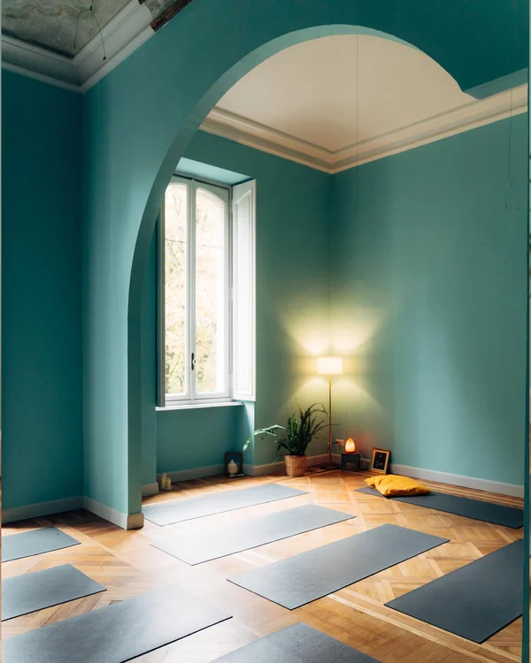 Yoga in Crocetta a Torino. Sala Yoga Anice di Semi di Yug.