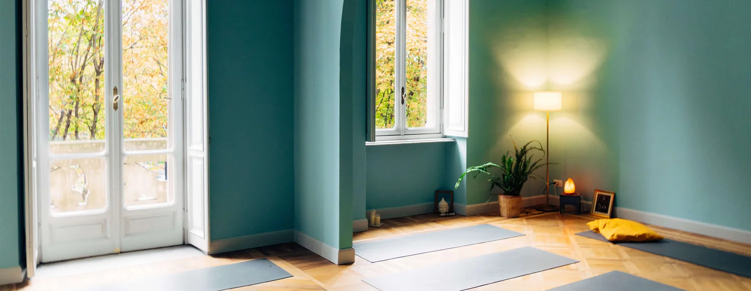 Yoga Online. Stanza per praticare yoga.