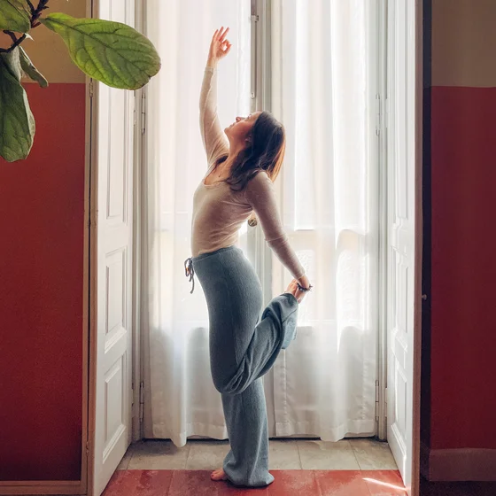 Cecilia Morej. Yoga dolce Torino.