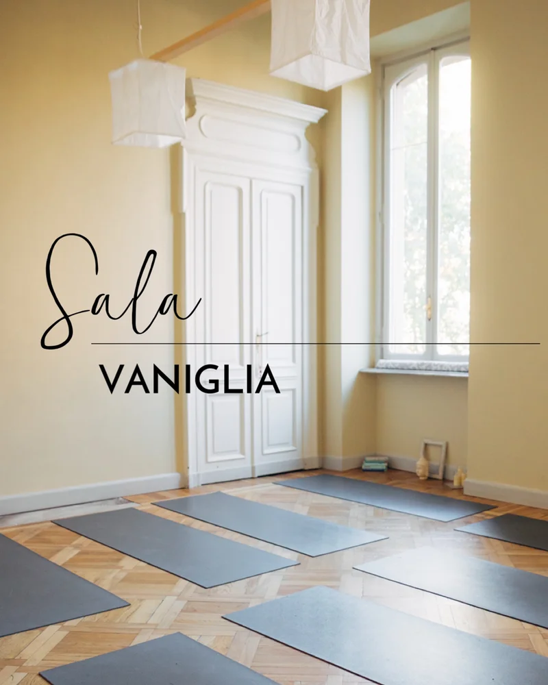 Yoga in Crocetta a Torino. Sala Yoga Vaniglia di Semi di Yug.